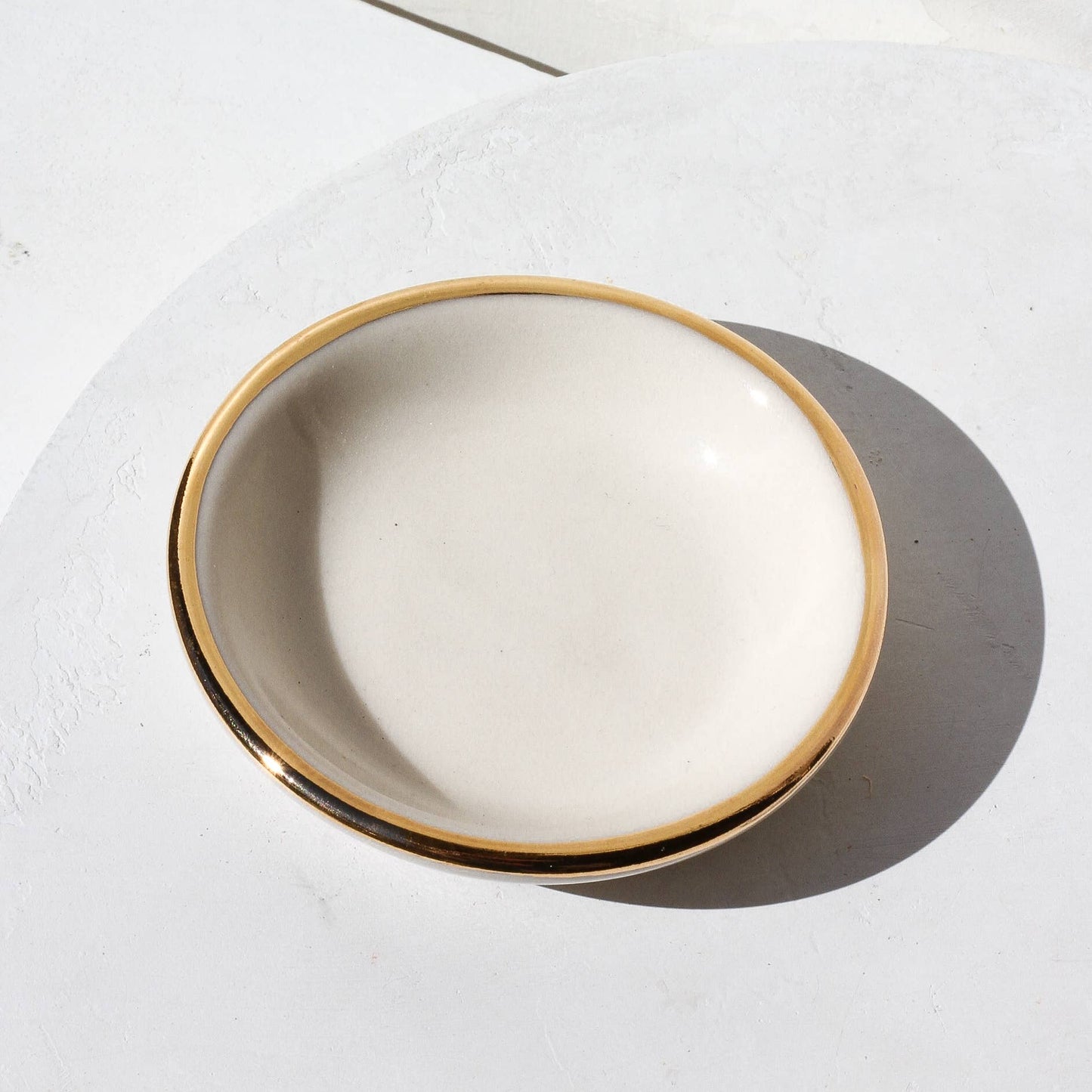 Ring Dish | Handmade Pottery with Gold