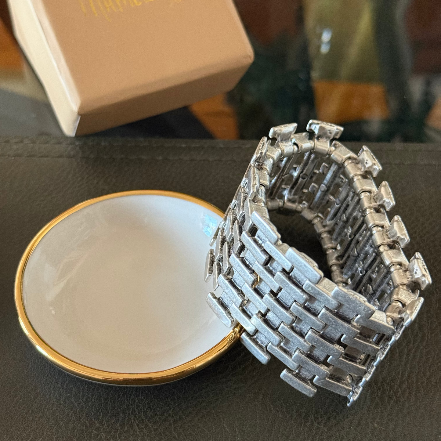 Ring Dish | Handmade Pottery with Gold