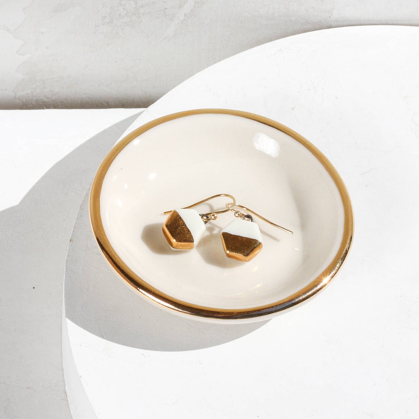 Ring Dish | Handmade Pottery with Gold
